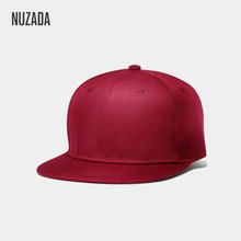 Marque NUZADA Polyester coton hommes femmes neutre Couple Hip Hop casquette printemps été automne Simple classique 7 couleurs casquettes(China)