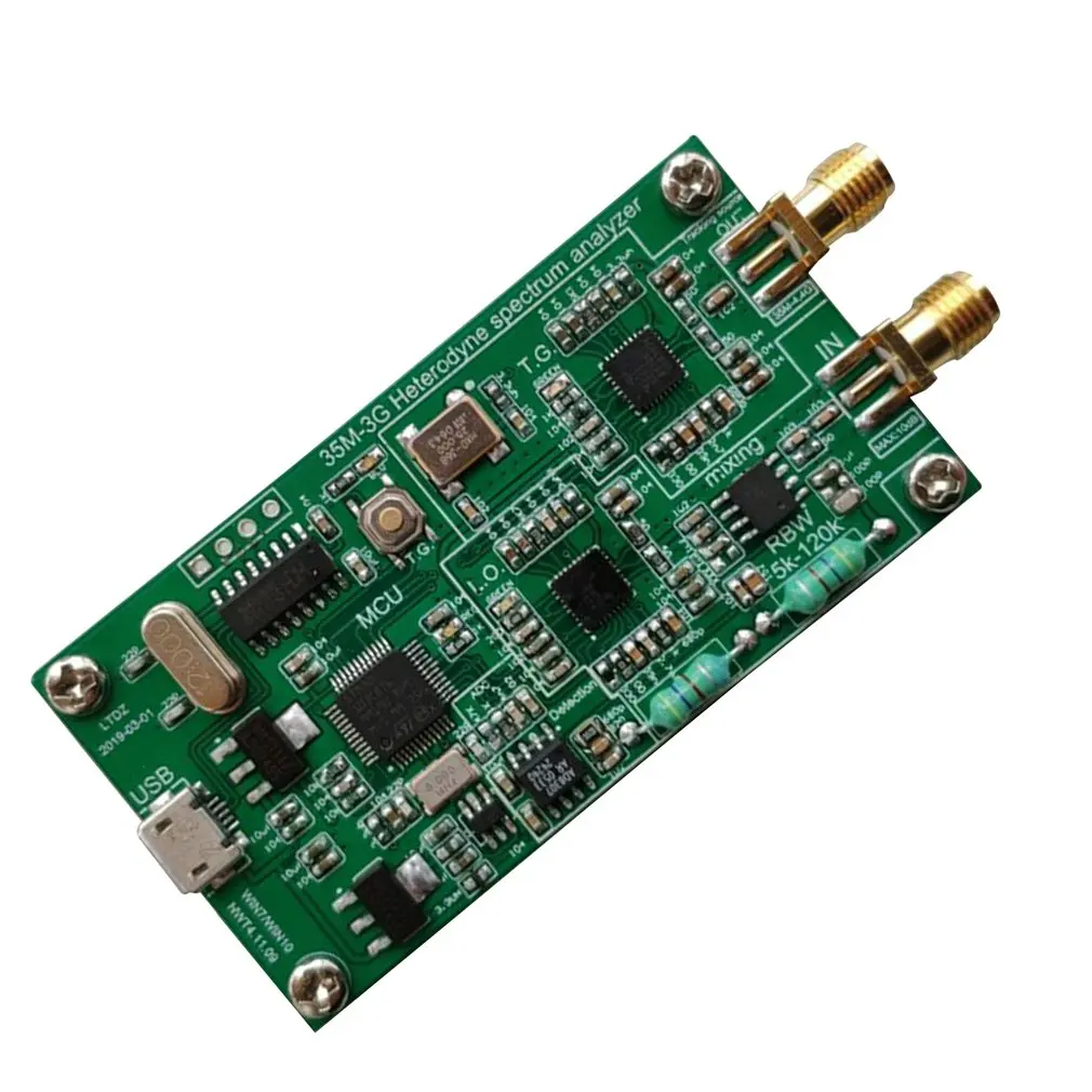 Анализатор спектра USB LTDZ 35-4400 м источник спектра сигнала с отслеживанием источника модуль радиочастотного анализа домена