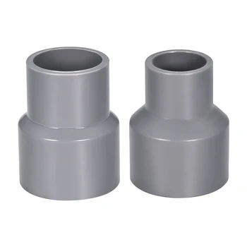 

uxcell 2Pcs PVC Reducing Coupling Hub by Hub DWV Pipe Fitting Drain Waste Venting for Drain Waste and Vent (DWV) Sewer etc