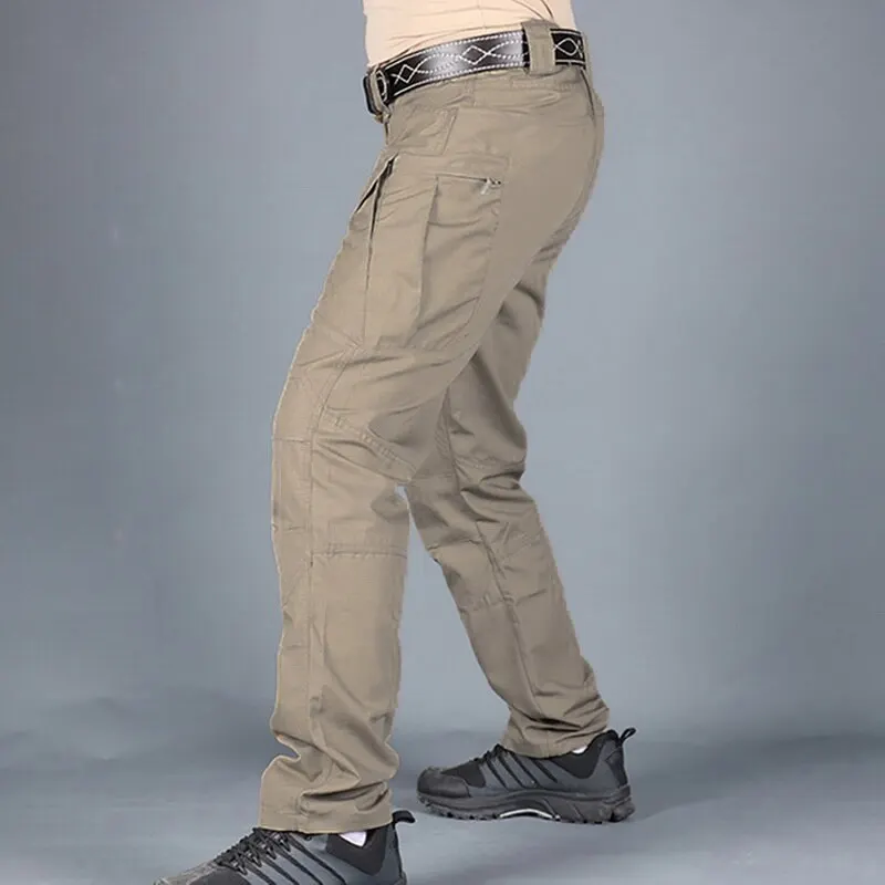 Мужские тактические брюки, военные брюки карго, мужские осенние повседневные легкие походные брюки, уличные тренировочные брюки, Длинные мужские брюки