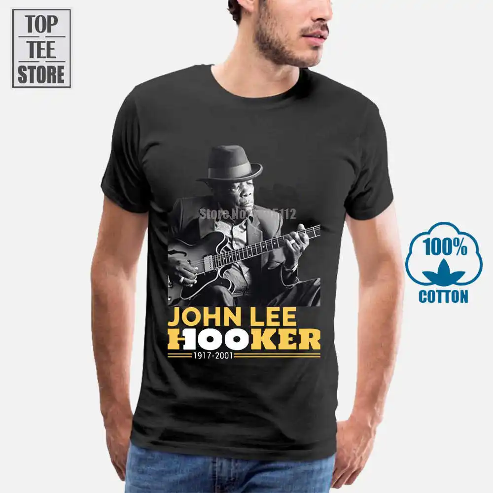 Хипстерские футболки с круглым вырезом Мужская футболка John Lee Hooker Bluetooth Legend |