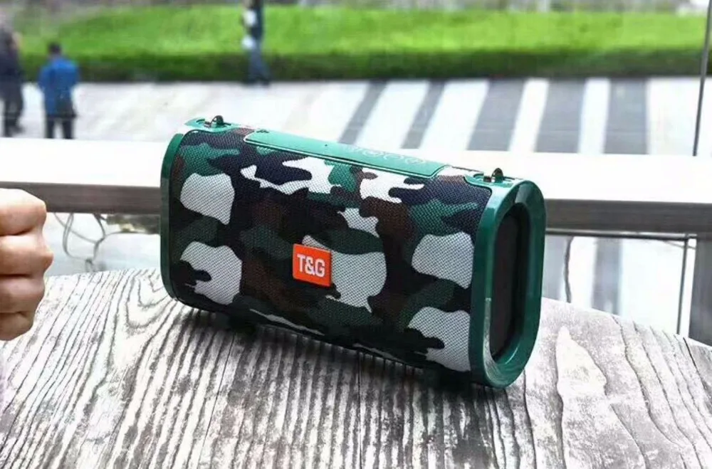 TG-123 Bluetooth динамик MP3 музыкальный плеер Портативный Открытый мини динамик сабвуфер радио карта динамик с батареей 18650
