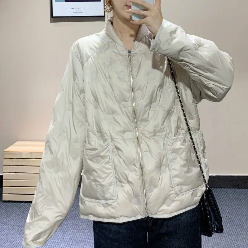 2020 Vintage Plus Size Puffer Jackets Korean New Clothes Light Warm Slim Short 90 White Duck Down Jacket Women Coat Winter SCD1 | Женская