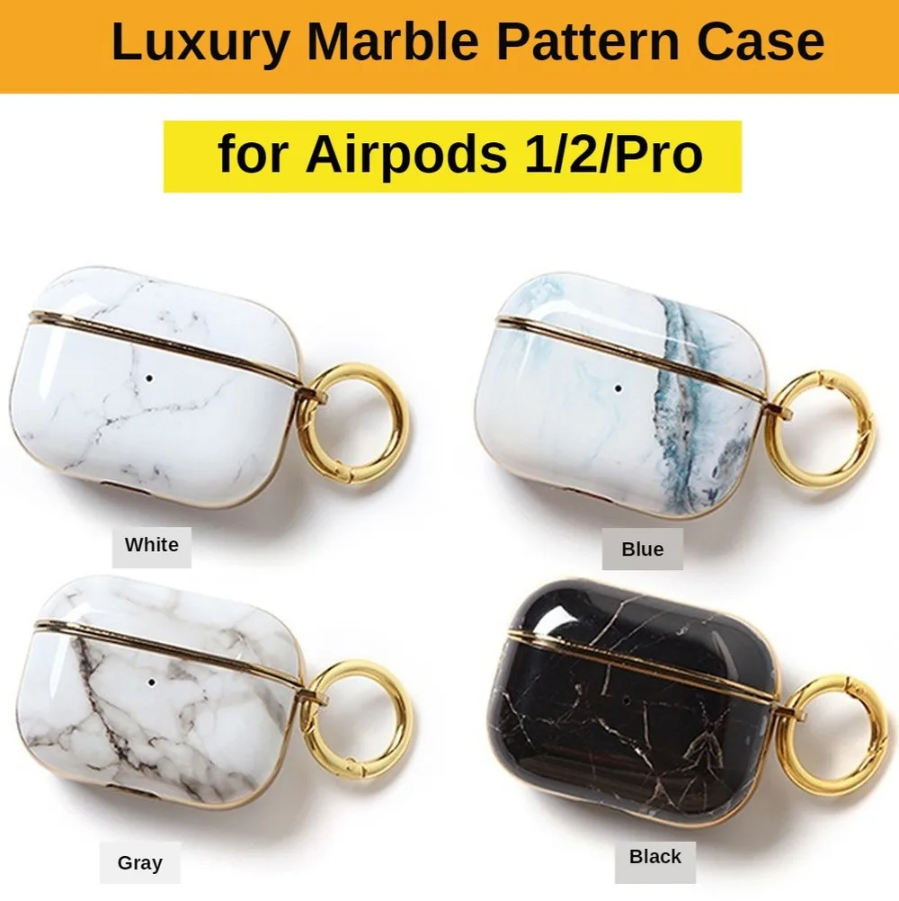 Роскошный защитный чехол для Airpods из ТПУ с покрытием наушников airpods Pro