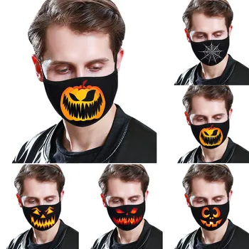 

Unisex Halloween Print Face Masks Windproof Washable Masks Mouth Caps Face Mask Mouth Mask Breathable Fashion Polyester Mask