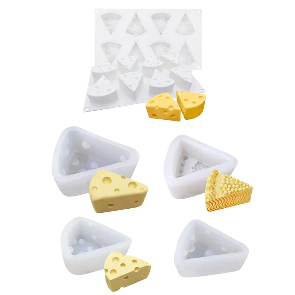 3D силиконовая форма для сыра, 3D форма для торта, пирожные, антипригарные формы для шоколада, форма для выпечки, десерт, инструменты для украшения торта, 4P