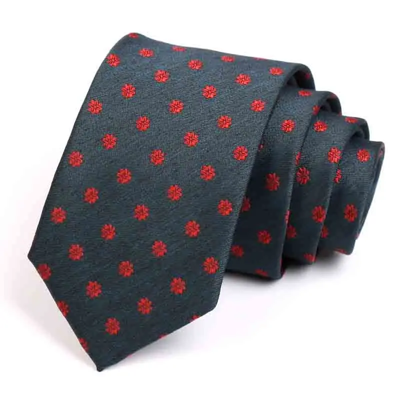 

High Quality 7CM Neck Tie For Men Business Suit Ties Great For Party Wedding Work Male Fashion Formal Necktie With Gift Box