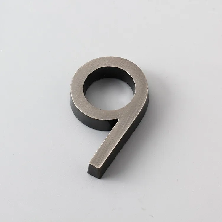 Gate Digits 0 to 9 Plastic Number Tag Numeral Door Plaque House Drawer Sign Hotel Home Office Sticker Address