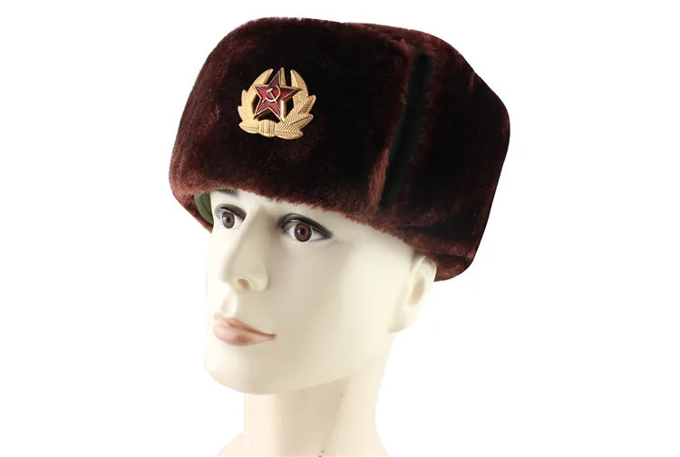 Новые русские армейские военные шапки, шлем летчика, полицейская шапка, зимняя мужская снежная шапка с наушниками, лыжные теплые толстые шапки для мужчин, SL-07
