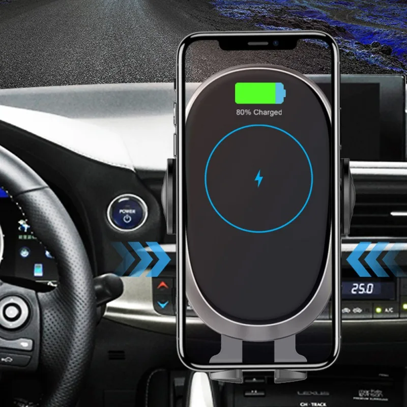 ONEWELL автомобильное зарядное устройство Максимальная мощность Индуктивный Электрический гравитационный индукционный автомобильный беспроводной зарядное устройство Быстрая зарядка держатель телефона на вентиляции