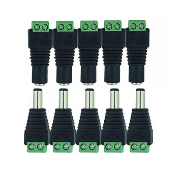 

DC 12V Connector for LED Strip Free Welding LED Strip Adapter Connector Male or Female