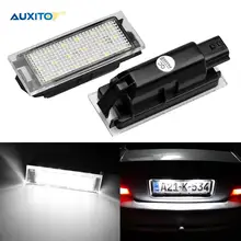 Автомобильный светодиодный светильник номерного знака для Renault Megane 2 Clio Laguna 2 Megane 3 Twingo Master Vel Satis аксессуары Canbus без ошибок