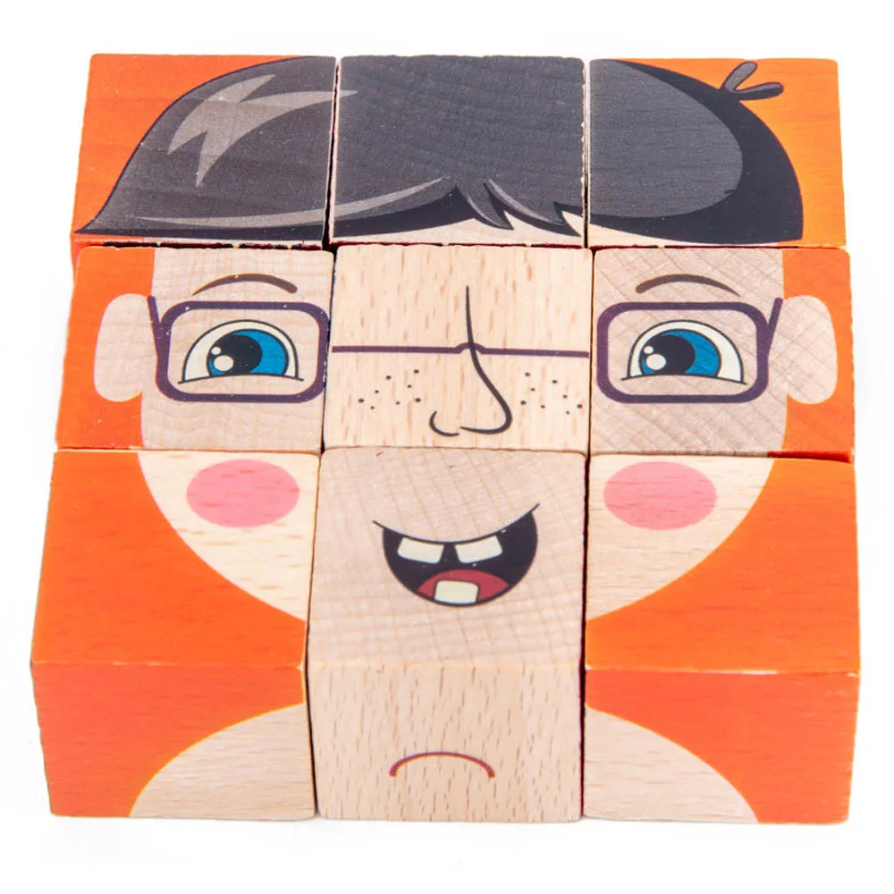Деревянные дорожные головоломки, игрушки, игры, жестяная коробка, Tangram, головоломка, головоломка, тетрис, игра для раннего развития, детские игрушки
