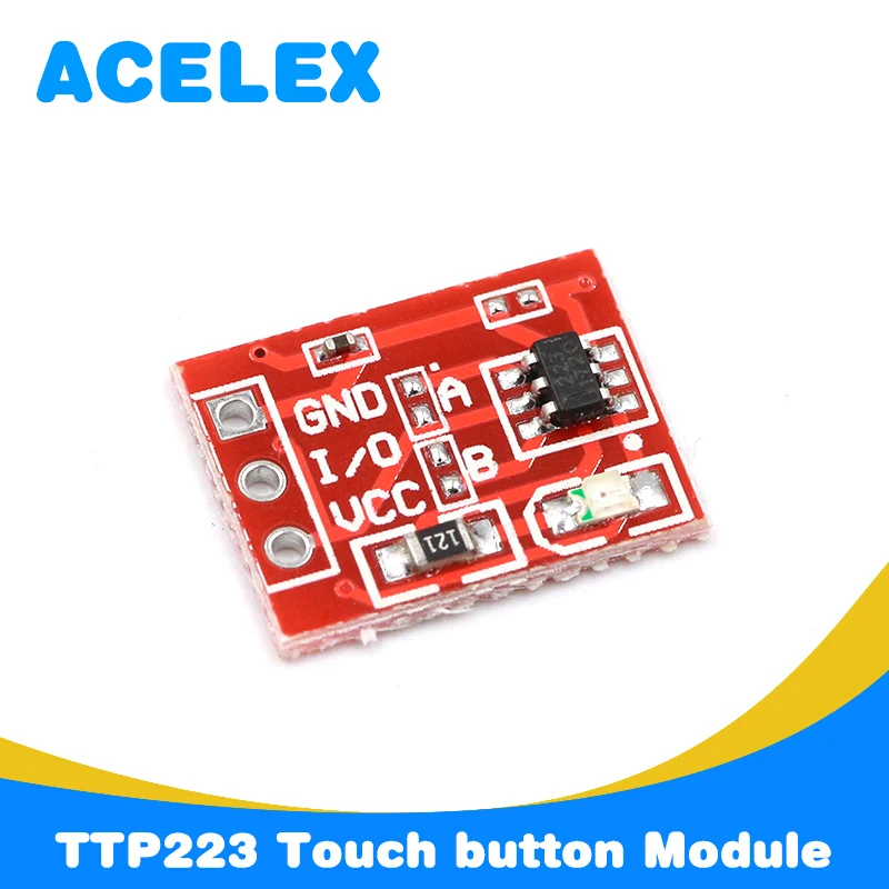 For Arduino Lot 10pcs TTP223 Capacitive Touch Switch Button Self-Lock Module New