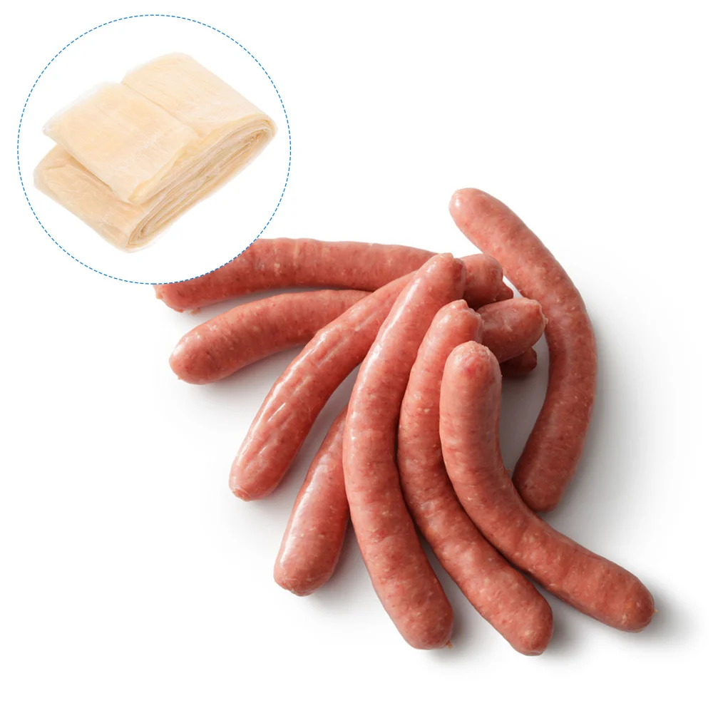 1pc Sausage Casing Natural Ham Sausage Casings Skins Natural Dry Skins