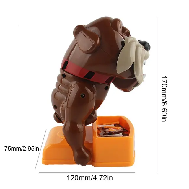Beware of Barking Dog Novelty Prank Toy Gag Gift Board Game for Kids/Family Party Finger Biting Toy Funny Scaring People Toys 6