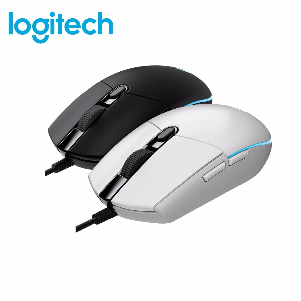 Оригинальная Проводная игровая оптическая мышь logitech G102 PRODIGY 6000 dpi 16,8 м цветной светодиодный настраиваемый 6 поддержка настольных компьютеров/ноутбуков Windows