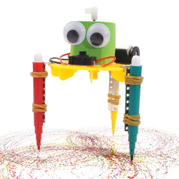 

Early Learning DIY Doodle Robot Technology Small Inventions Educational Toys for Kids Primary and Secondary Science Experiment