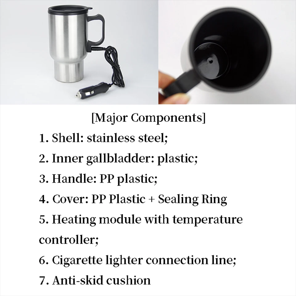 100 Degree Adjust Car USB Charge Warm Heating Cup For Jeep Renegade Volkswagen VW Passat B6 B8 B7 CC Polo Lada Granta Vesta