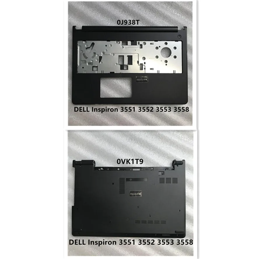 Новинка для DELL Inspiron 15 3551 3552 3553 3558 верхняя крышка Нижняя чехол ноутбука 0J938T 0HNC42 0VK1T9