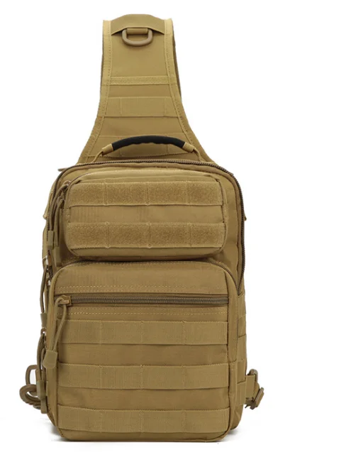 Khaki Новая горячая распродажа 800D военный тактический рюкзак на плечо для кемпинга и пеших прогулок камуфляжная сумка охотничий рюкзак - Цвет: Khaki