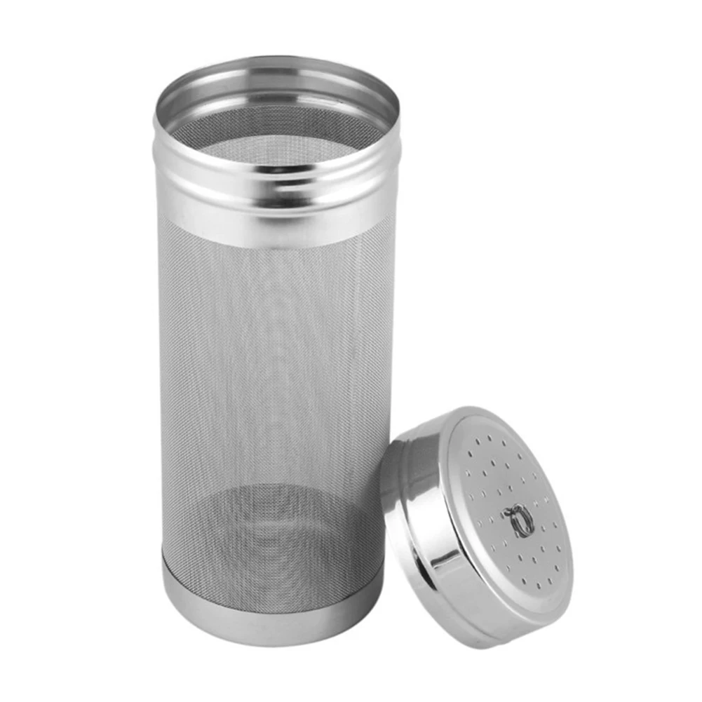 Coffee Stainless Steel Mesh Non Toxic Tools Home Brew Practical Beer Filter With Lid Durable Hop Accessories Reusable Dry