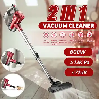 

Warmtoo 600W 13000pa Handheld Vacuum Cleaner 2 in 1 Powerful Dry Stick Vac Home Bagless Handheld Low Noise Dust Collector