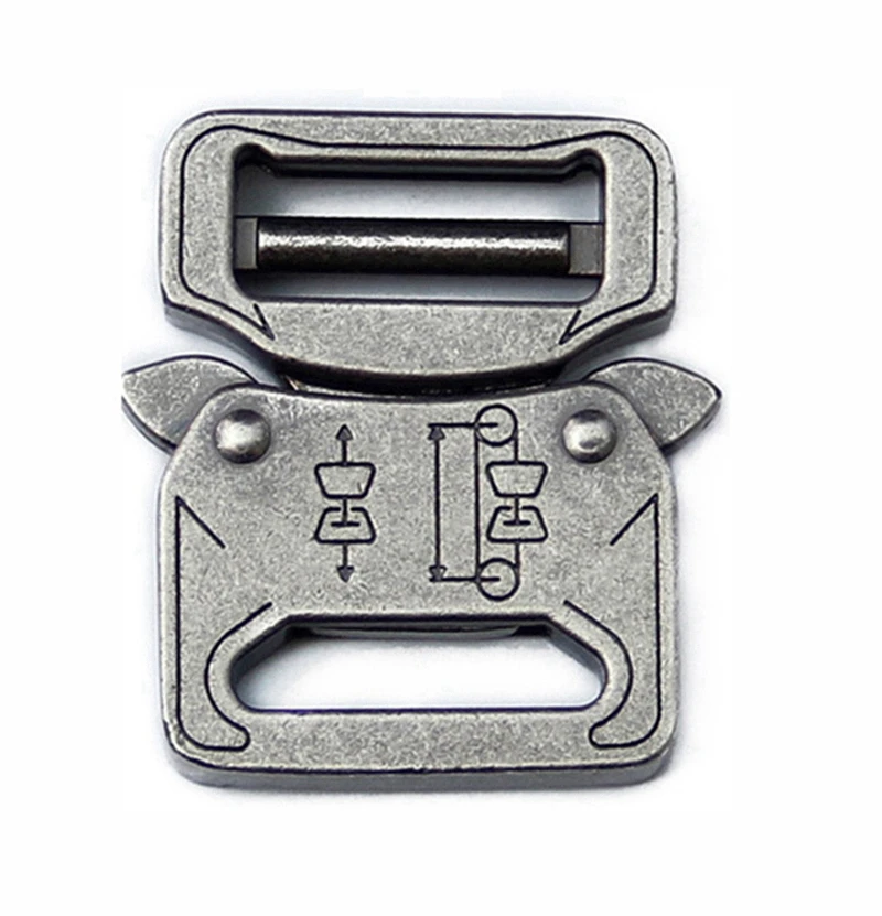 

Quick Release Buckles Silver Black 27mm Metal for Webbing Tactical Belt Buckle Safety Strong Hooks Clips DIY Luggage Accessories