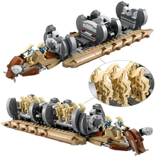 Новые Строительные блоки «Звездные войны», «Битва дроидов», «несущий солдат», игрушки для детей, подарки для мальчиков, детские фигурки «Звездные войны» с 75086