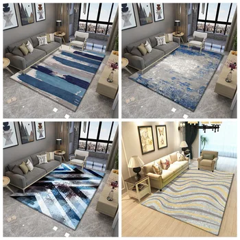 

Geometric Designs Pattern Living Room Area Rug Kitchen Corridor Mat Doormat Crystal Velvet Kids Play Rug Carpet for Home Bedroom