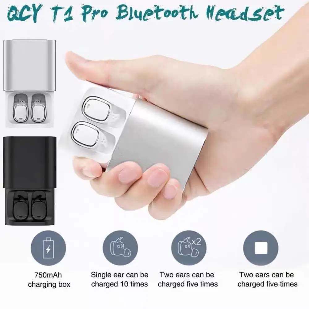 T1 PRO сенсорная Беспроводная TWS гарнитура bluetooth 5,0 HIFI DSP интеллектуальное шумоподавление автоматический переключатель IPX4 водонепроницаемый