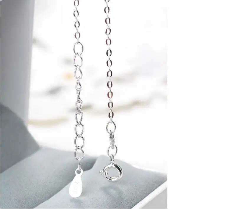 Новая индивидуальность маленькая Талия круглая подвеска ожерелья для женщин тренд короткая цепочка на ключицы 925 пробы серебряные ювелирные изделия SAN154