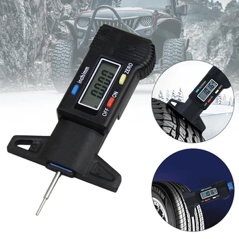 

Gauge Tire Tread Depth Car Digital Tyre Measurer Caliper LCD Display Car Wheel Tire Gauge Meter Tool