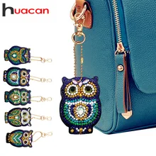 Huacan, алмазная живопись, брелок для ключей, специальная форма, Алмазная мозаика, аксессуары, подарочный набор, новинка