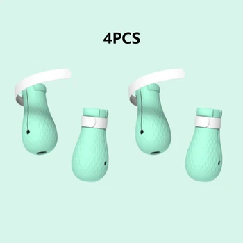 

4Pcs/Set Washing Cat Feet Set Cat Bath Supplies Cat Cut Nails Bath Anti-Scratch Bite Washing Cat Foot Cover Cat Socks For Cats