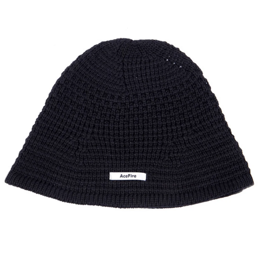 Черный Вязаные шапочки Skullies, Панама, женские, мужские шапки для рыбалки, Рыбацкая шапка, Панама, хип-хоп, Harajuku, летняя, зимняя, уличная - Цвет: Черный
