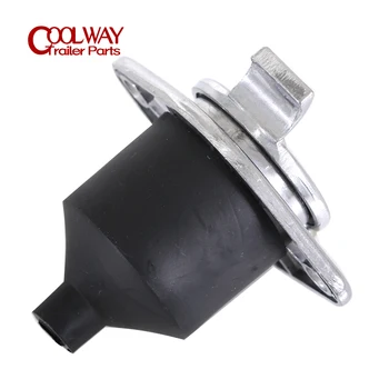 7 Pin 24V Metal Towing Towbar Trailer Truck RV Socket Wire Harness Electrical Quick Converter Adapter Camper Caravan Accessories 2