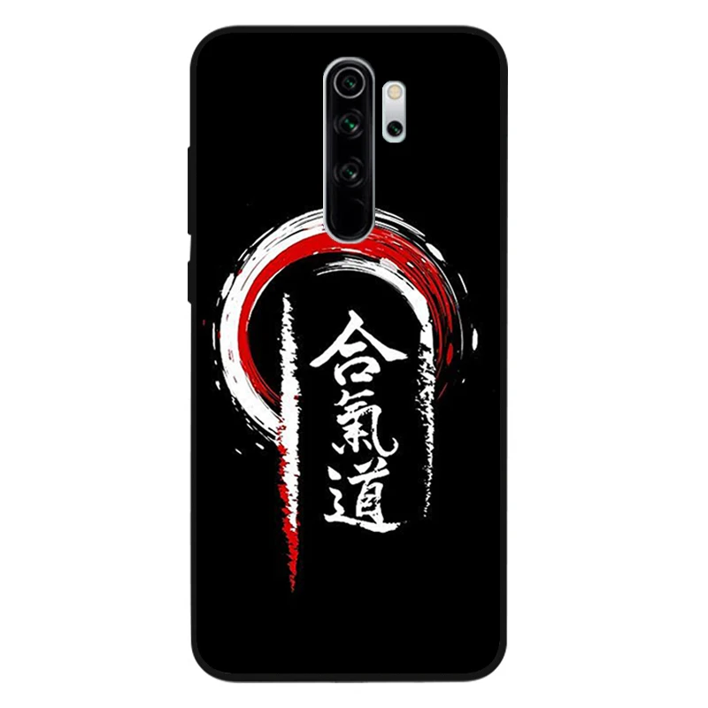 Japan aikido Judo Phone Cover For Xiaomi Redmi note 9S 8T 7 6 5 4 Pro for redmi 4A 4X 5 Plus Soft Silicone Case Fundas xiaomi leather case cover