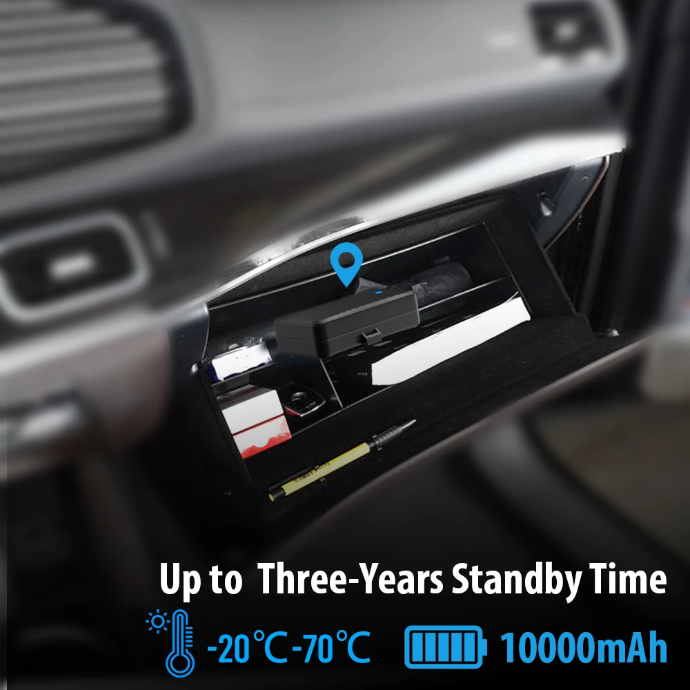 Jimi-rastreador GPS magnético LL01 4G LTE para coches, localizador de activos con batería de 10000mAh, IP65, seguimiento en tiempo Real, mapa de Google - Imagen 2