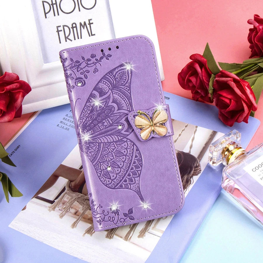 Wallet Leather Butterfly Case For Samsung Galaxy A03 A12 A13 A23 A32 A50 A51 A52 A53 A71 A72 A73 S22 S21 S20 Plus Ultra FE S10 galaxy s22+ clear case