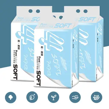 

2020 HOT SALE Coreless Toilet Paper Household Toilet Paper Wood Pulp Affordable Roll Paper Tissue Roll Paper6 Pieces hot sell