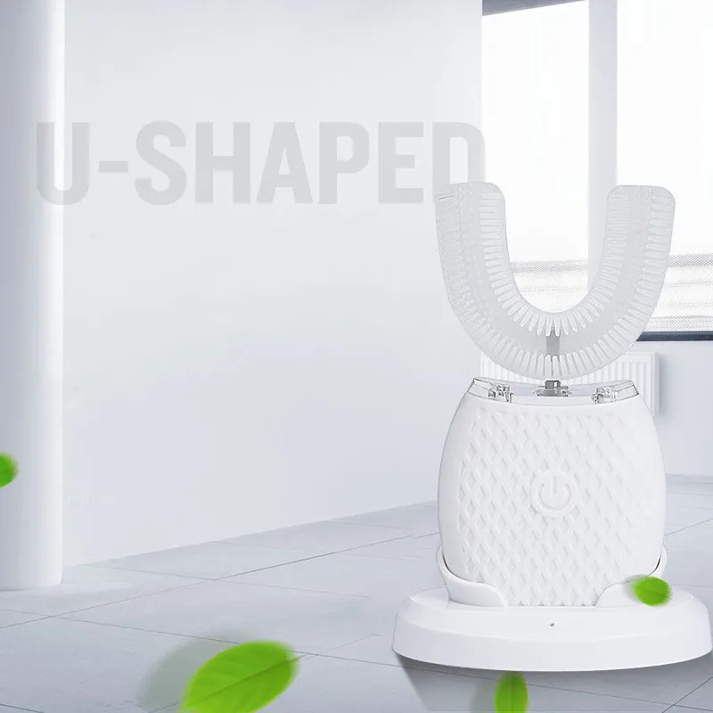 360 Degrees Intelligent Automatic Sonic Electric Toothbrush USB Rechargeable Ultrasonic U Type Tooth brush Clean teeth whitening 360 Degrees Intelligent Automatic Sonic Electric Toothbrush USB Rechargeable Ultrasonic U Type Tooth brush Clean teeth whitening