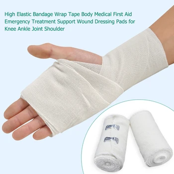 

12 Rolls Self Adhesive Wrap Tape Elastic Bandage First Aid Medical Health Care Treatment Gauze Ankle Knee Arthrosis Protector