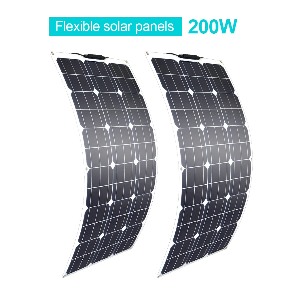 100W 200W 300W 400W 500W Semi Flexible Solarmodule Solar Controller optional 
