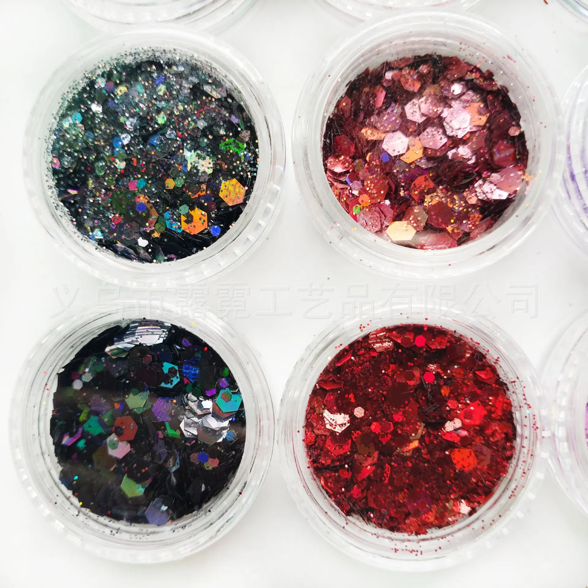 Nail Glitter Nail Decoration Nail Decorations Body Glitter Holographic Chunky Glitter Total 60-140g Face Body Eye Nail Festival Chunky Holographic Glitter 6/8/24 Jars Mix Loose M9