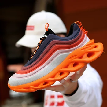 

Hot Sale MenＷomen Running Shoes Llight Weight Unisex Sneakers For Couple Breathable Thick Sole Sport Shoes Brand Designed Outdoor Jogging Lover's Walking Shoes