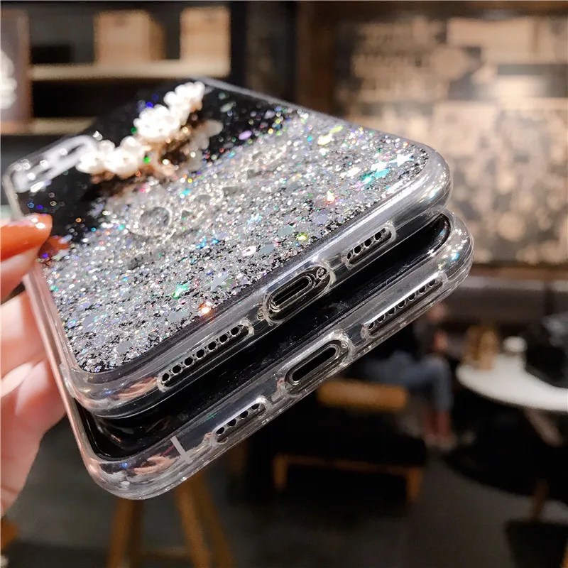 Atlanta Dream iPhone Glitter Case with Confetti Design