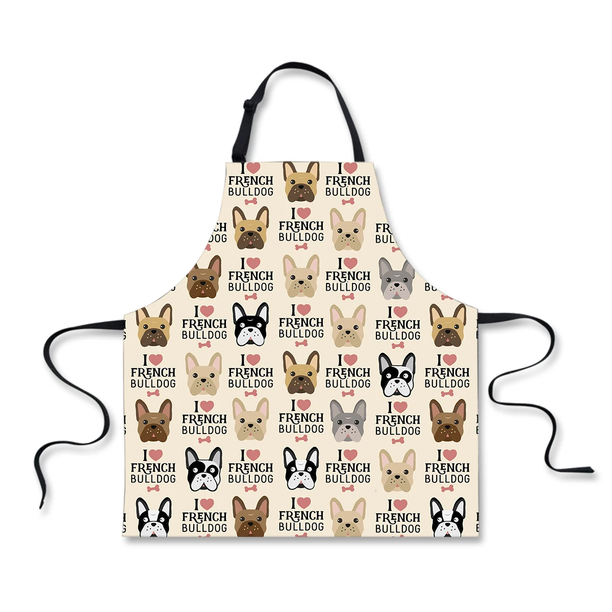 

Cartoon Animal Cat Dog Print Kitchen Aprons for Woman Oil-proof Chef Pinafore BBQ Party Cooking Baking Apron Home Cleaning Tools