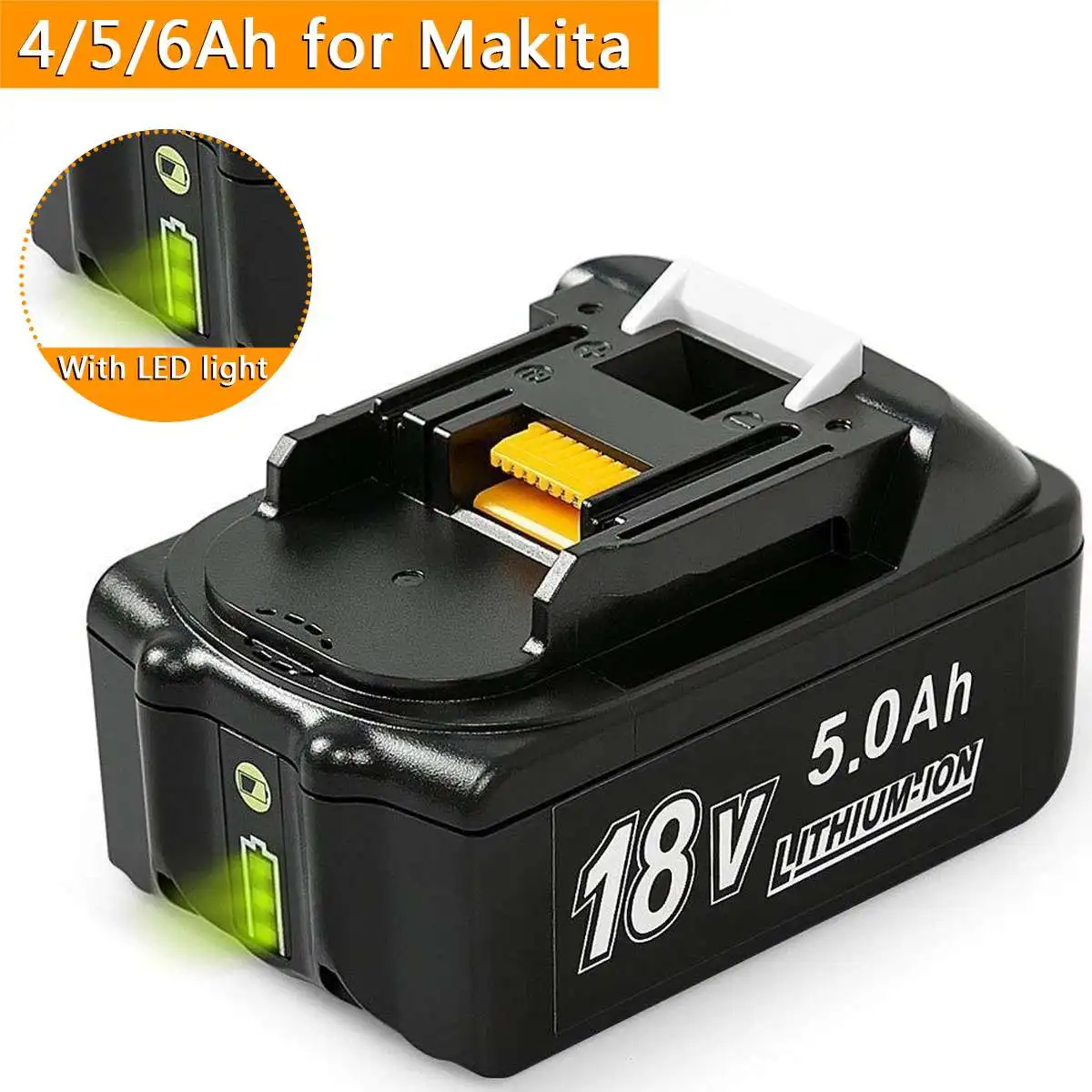 Аккумуляторная батарея Makita последнее обновление 18 в 6000 мА/ч литий-ионная BL1840 BL1830