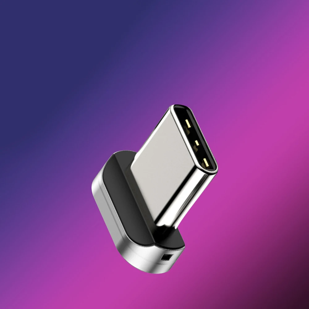 FDBRO 1 м Магнитный Micro USB кабель для iPhone samsung Быстрая зарядка данных провод шнур магнит Зарядное устройство usb type C кабель для мобильного телефона - Цвет: only plug